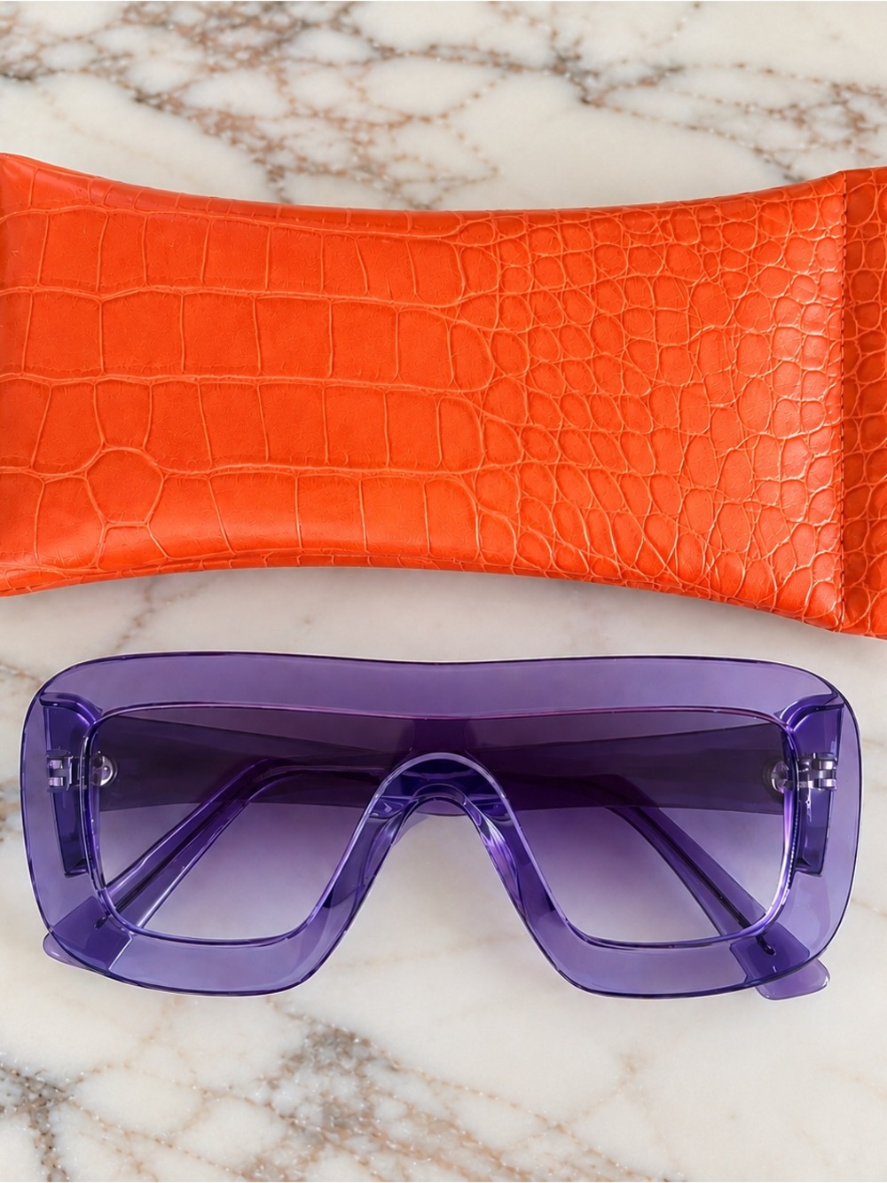 QUAID - LILAC Women's Purple Shield Sunglasses
